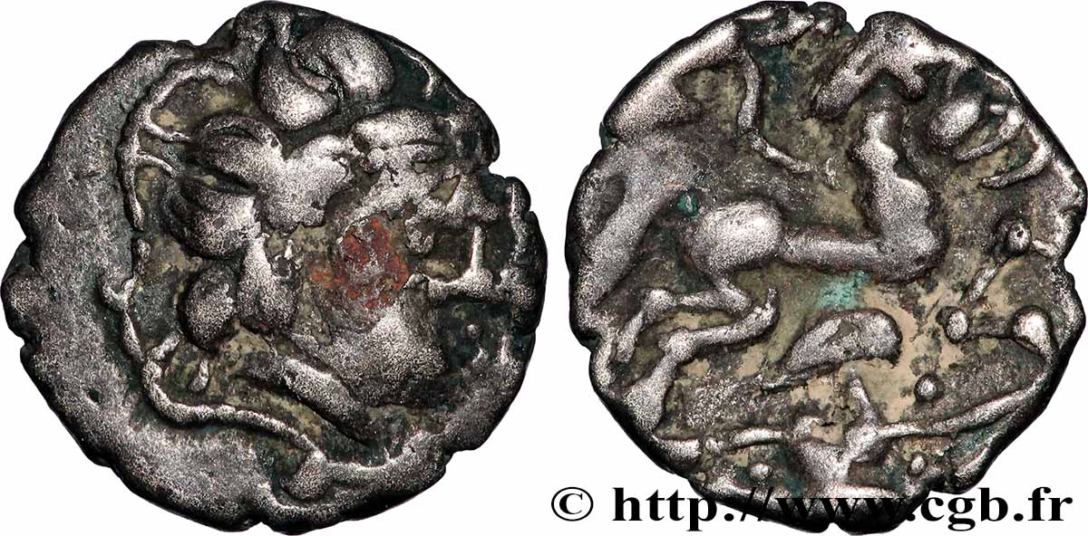 GALLIA - SANTONES / MID-WESTERN, Unspecified Drachme d’argent à l&nbsp;hippophore XF