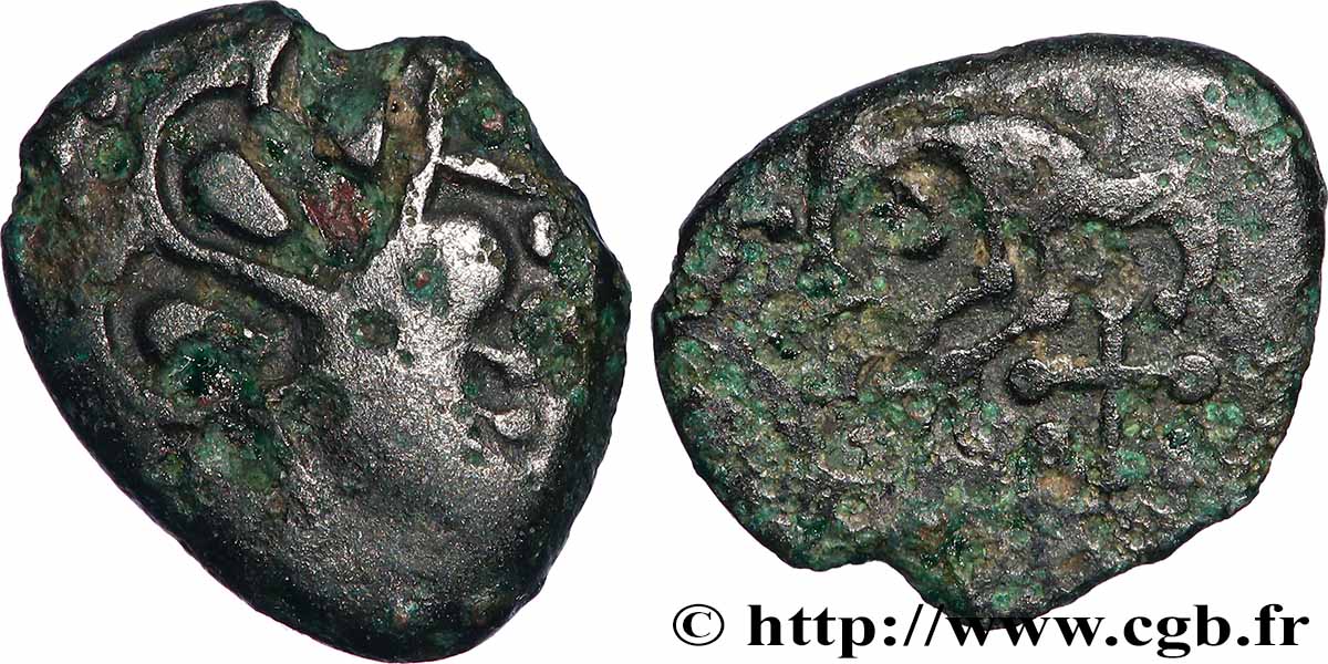 SÉNONS (région de Sens) Bronze YLLYCCI à l’oiseau TB+