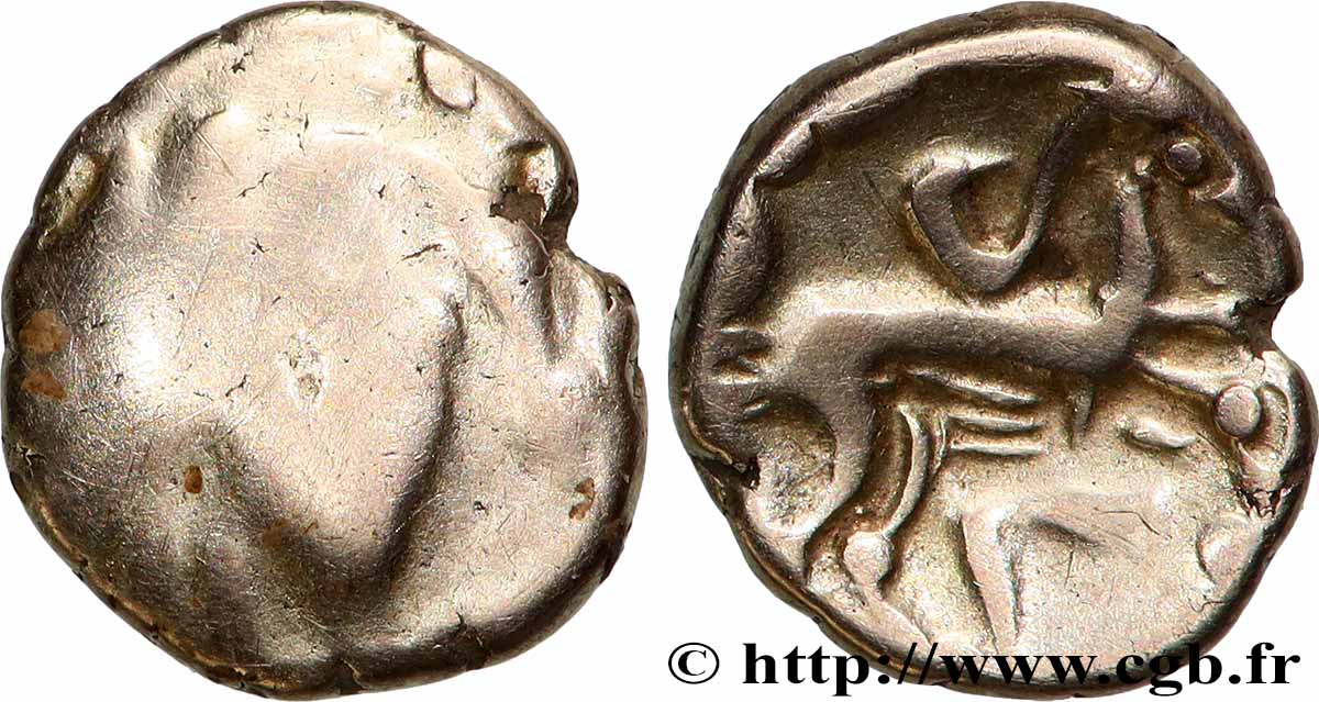 GALLIA - CARNUTES (Regione della Beauce) Quart de statère d’or pâle, DT. 2350 q.MB/BB
