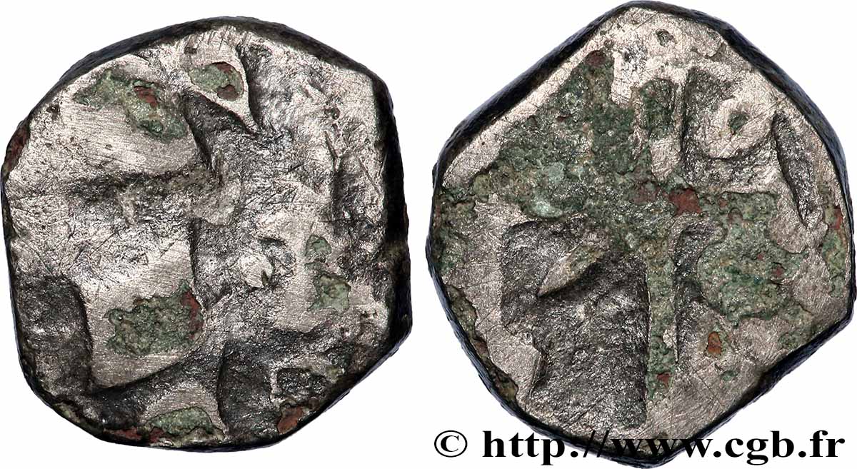 GALLIA - SOUTH WESTERN GAUL - VOLCÆ TECTOSAGES (Area of Toulouse) Drachme “à la tête cubiste”, S. 1 VF