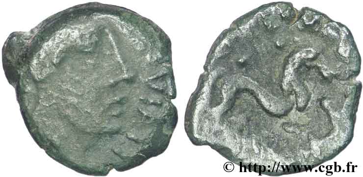 LEXOVII (Area of Lisieux) Bronze LIXOVIATIS au cheval et à la rouelle q.BB