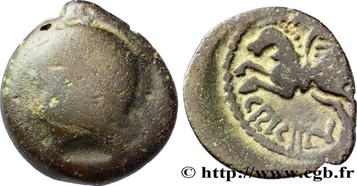 GALLIA BELGICA - SUESSIONES (Regione de Soissons) Bronze CRICIRV B/q.BB