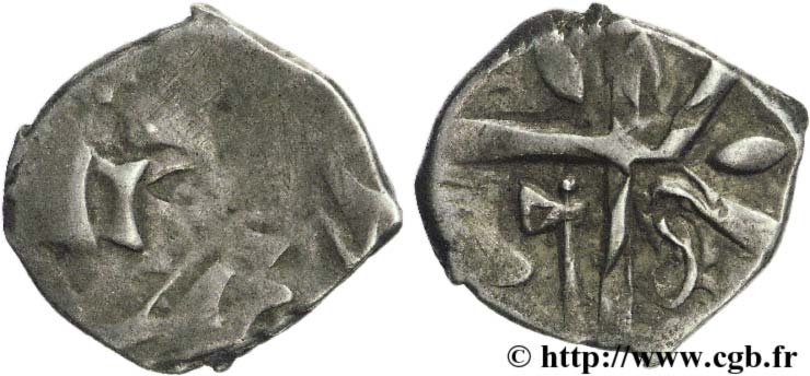 VOLQUES TECTOSAGES (région de Toulouse) Drachme “à la tête cubiste” TB/TTB