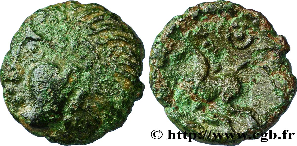 GALLIA BELGICA - MELDI (Area of Meaux) Bronze ROVECA, classe IIIb VF