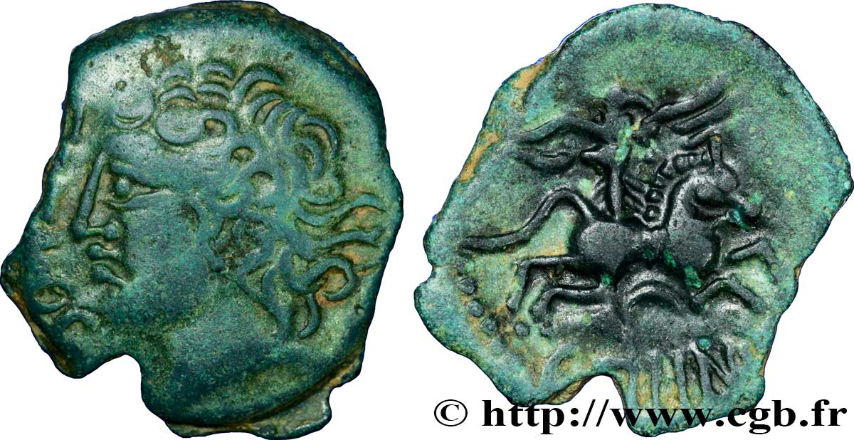 GALLIA BELGICA - MELDI (Regione di Meaux) Bronze EPENOS q.SPL