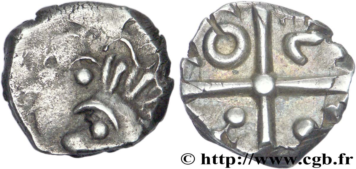 TOLOSATES (région de Vieille-Toulouse) Drachme “à la tête négroïde” TTB/TTB+