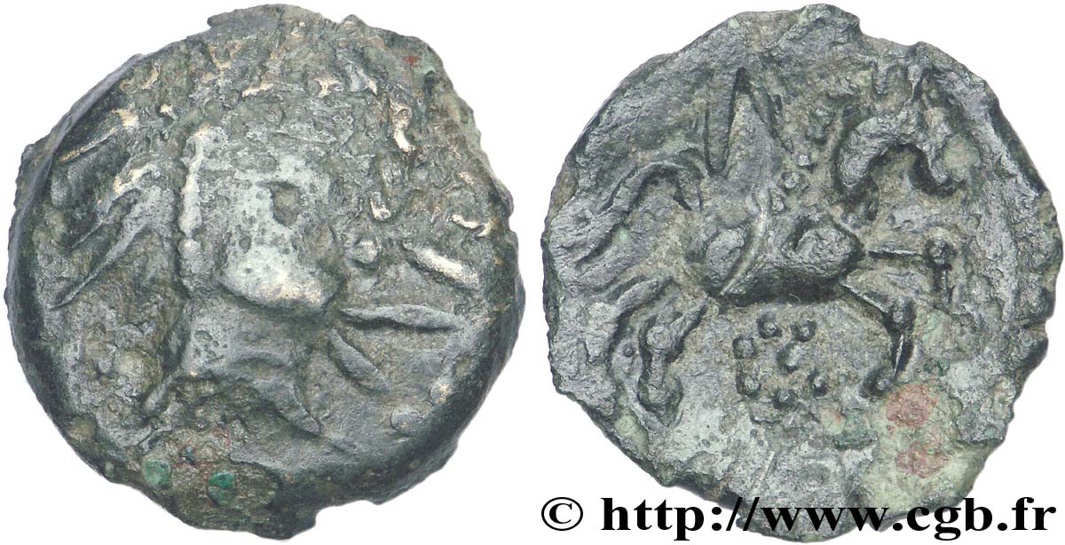 GALLIA - PICTONES (Región de Poitiers) Bronze VIRIIT BC/MBC