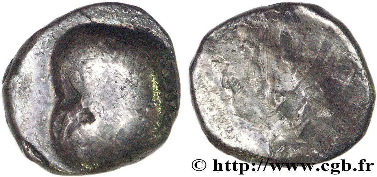GALLIA - SOUTH WESTERN GAUL - TARUSATES (Area of Tartas) Drachme dite “à la paire de fesses” XF