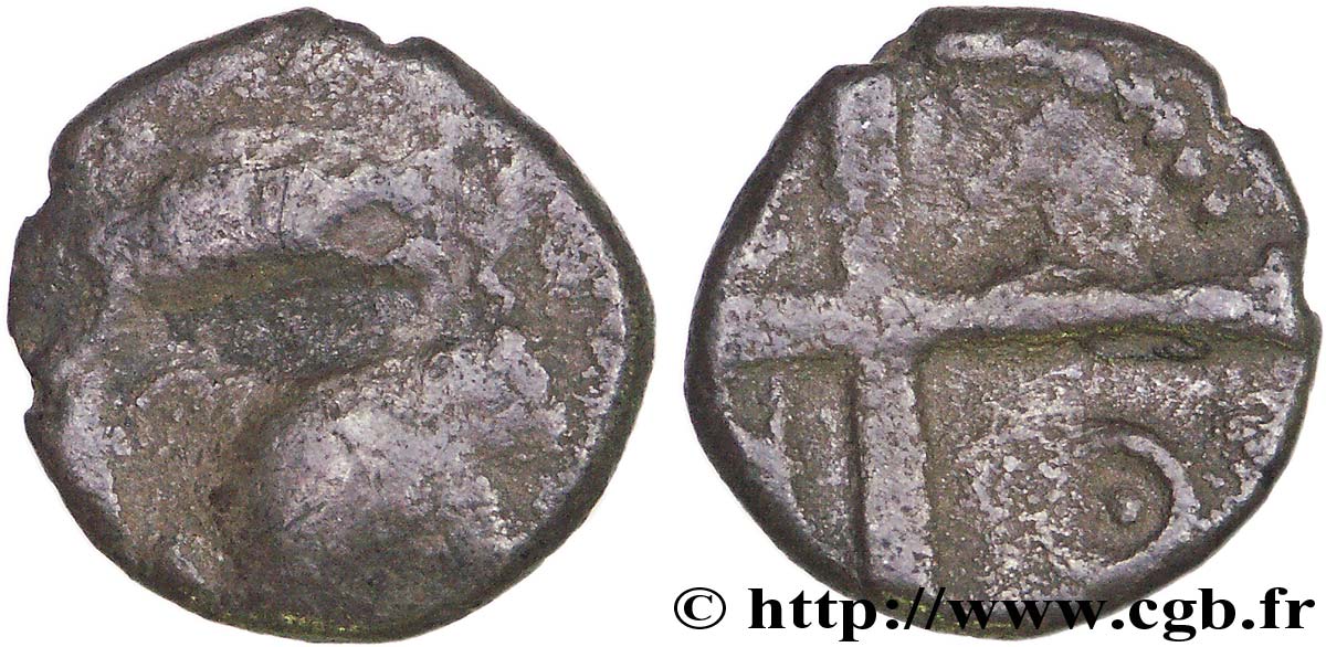GALLIA - SUDOESTE DE LA GALLIA - PETROCORII (Región de Perigueux) Drachme  type de Belvès , S. 216 BC