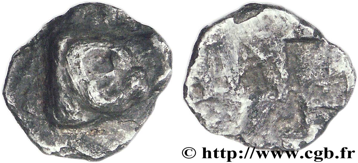 MASSALIA - MARSEILLES Obole du type du trésor d Auriol à la tête de bélier, à gauche BC+