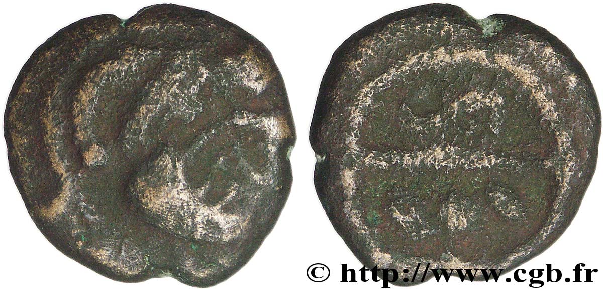 GALLIEN - CALETI (Region die Pays de Caux) Bronze à l esse et aux chevrons fVZ
