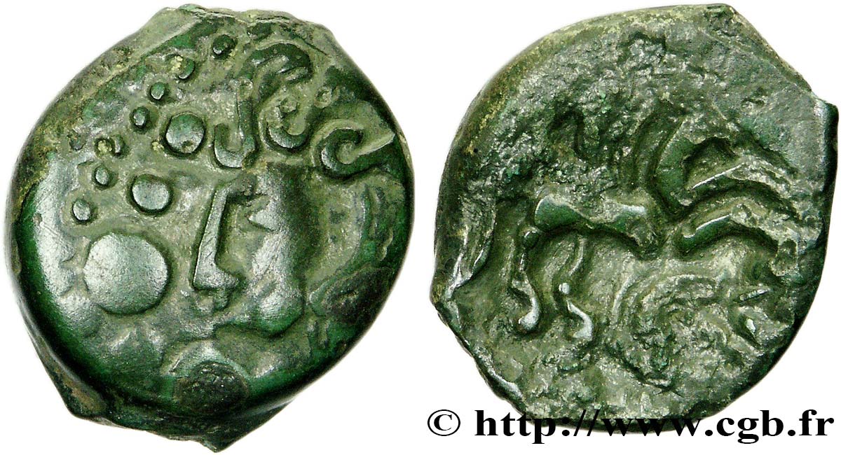GALLIA BELGICA - SUESSIONES (Regione de Soissons) Bronze DEIVICIAC, classe I BB/q.BB