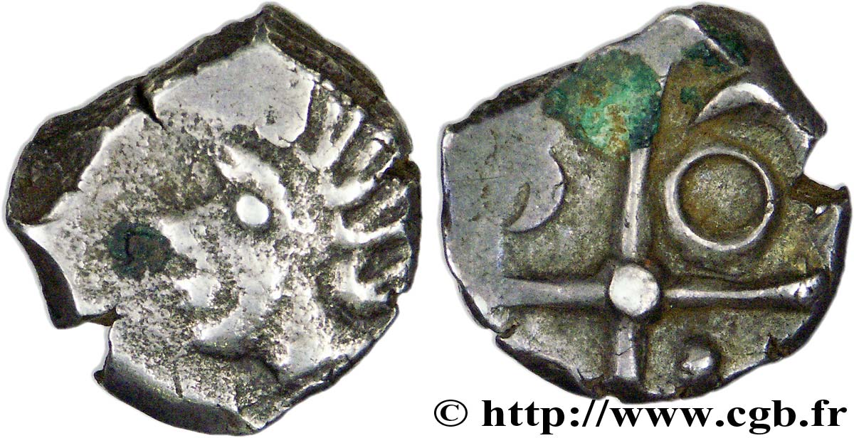 TOLOSATES (région de Vieille-Toulouse) Drachme “à la tête négroïde”, S. 87 TTB/TTB+