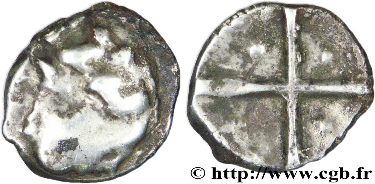 GALLIA - SOUTH WESTERN GAUL - LONGOSTALETES (Area of Narbonne) Drachme “au style languedocien”, S. 289 VF