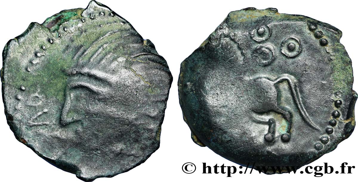 GALLIA BELGICA - MELDI (Región de Meaux) Bronze ROVECA, classe IIIa BC/BC+