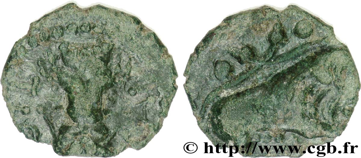 GALLIA BELGICA - ATREBATES (Regione di Arras) Bronze CAITIO/AMANDI q.BB/BB