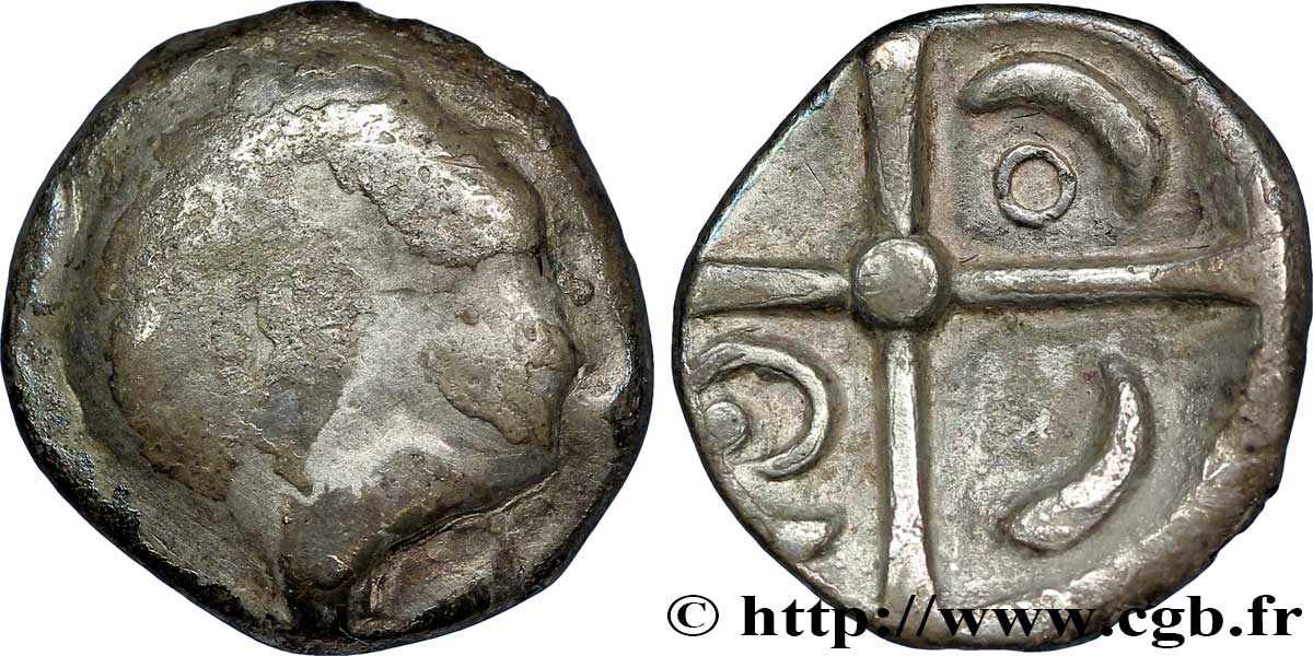 GALLIA - SOUTH WESTERN GAUL - LONGOSTALETES (Area of Narbonne) Drachme “au style languedocien”, S. 306 VF