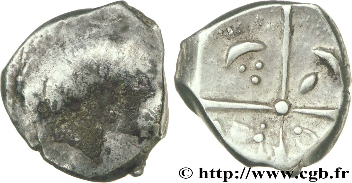 GALLIA - SOUTH WESTERN GAUL - VOLCÆ TECTOSAGES (Area of Toulouse) Drachme uniface, S. 70 ou 376 var XF