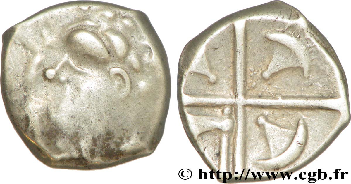 GALLIA - SOUTH WESTERN GAUL - VOLCÆ TECTOSAGES (Area of Toulouse) Drachme “au style languedocien”, S. 272 VF/AU