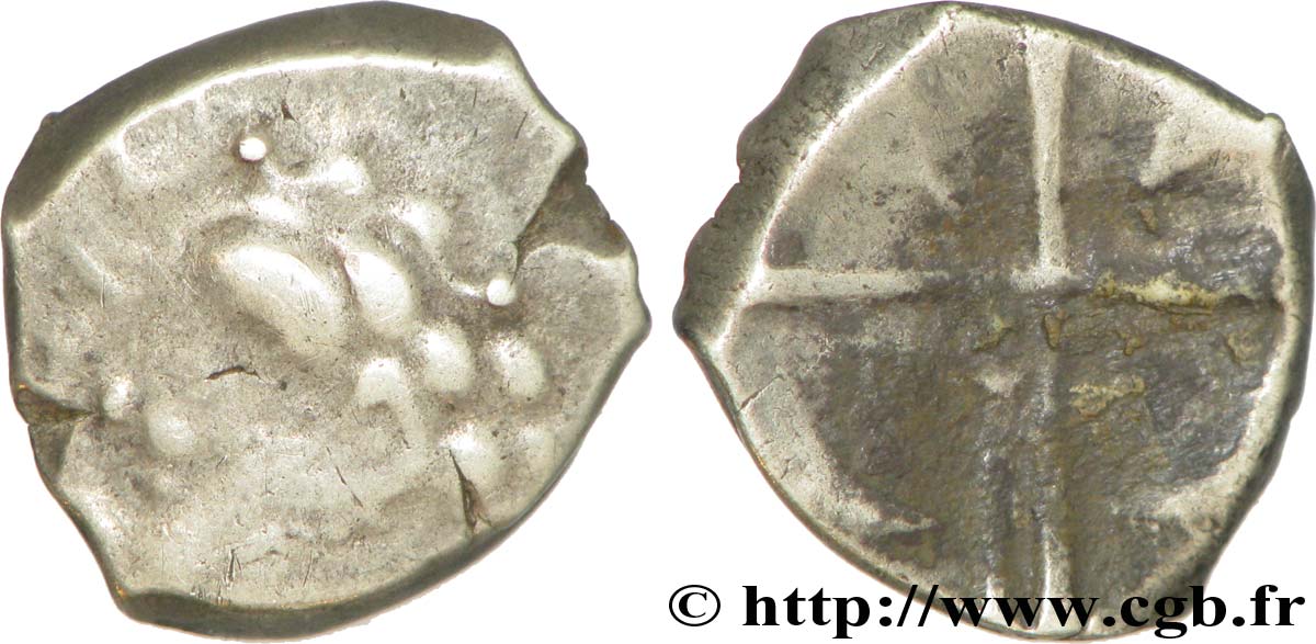 GALLIA - SOUTH WESTERN GAUL - VOLCÆ TECTOSAGES (Area of Toulouse) Drachme “au style languedocien”, S. 272 VF
