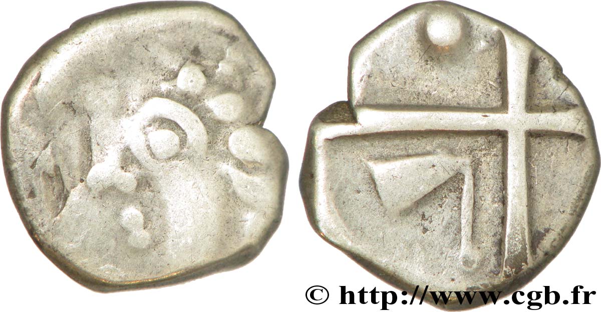 GALLIA - SOUTH WESTERN GAUL - LONGOSTALETES (Area of Narbonne) Drachme “au style languedocien”, S. 349 VF/XF