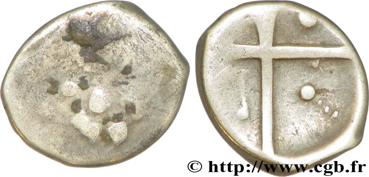 GALLIA - SOUTH WESTERN GAUL - LONGOSTALETES (Area of Narbonne) Drachme “au style languedocien”, S. 349 F/VF