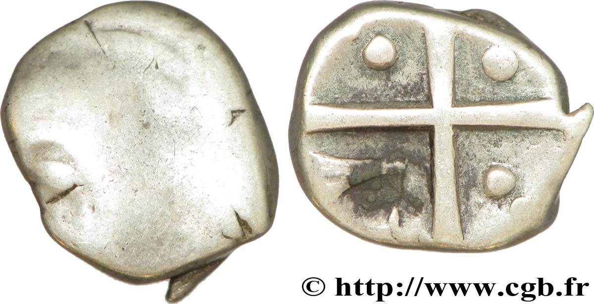 GALLIA - SOUTH WESTERN GAUL - LONGOSTALETES (Area of Narbonne) Drachme “au style languedocien”, S. 349 VG/VF