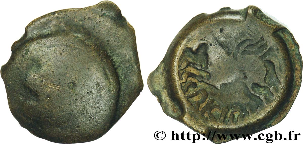 GALLIA BELGICA - SUESSIONES (Regione de Soissons) Bronze CRICIRV B/q.BB