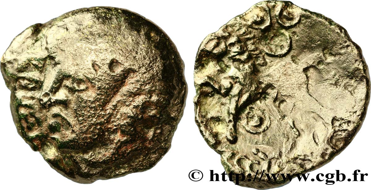 GALLIA BELGICA - MELDI (Región de Meaux) Bronze ROVECA, classe IIIc BC+