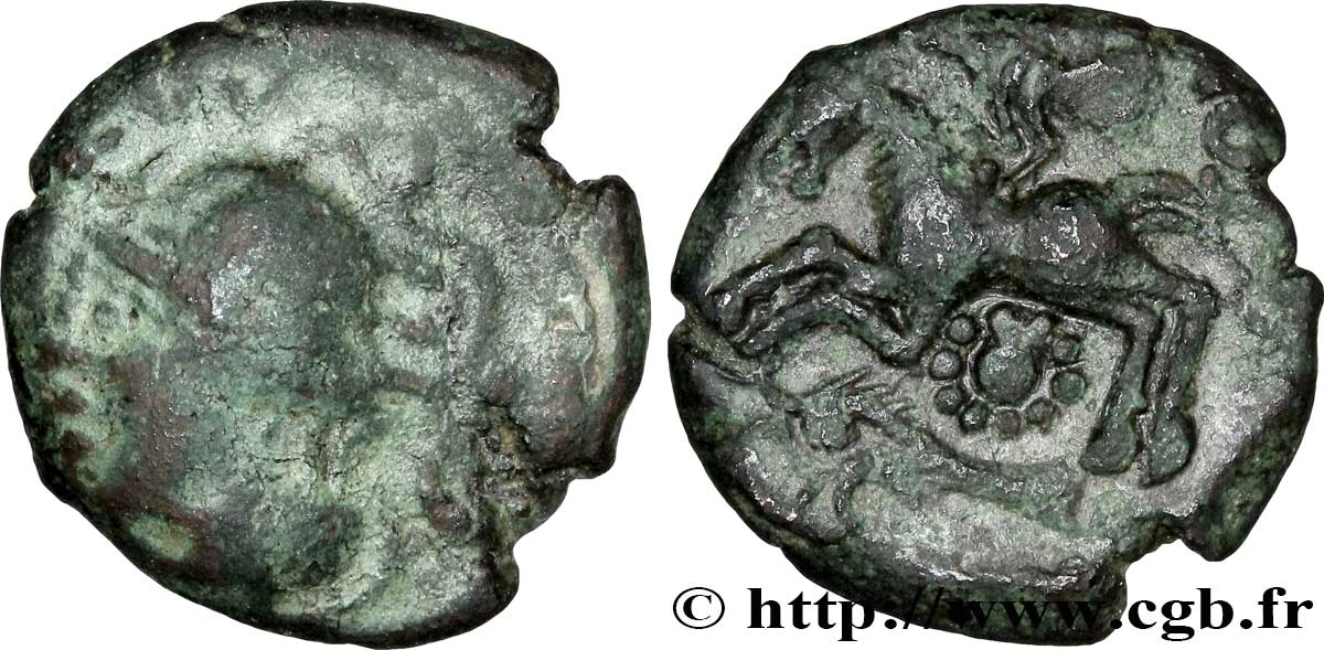 GALLIA BELGICA - LEUCI (Regione di Toul) Bronze MATVGIINOS q.BB/BB