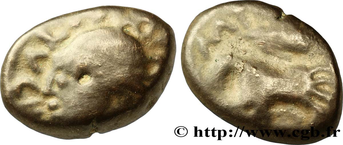 GALLIEN - BELGICA - LEUCI (Region die Toul) Bronze MATVGIINOS fSS