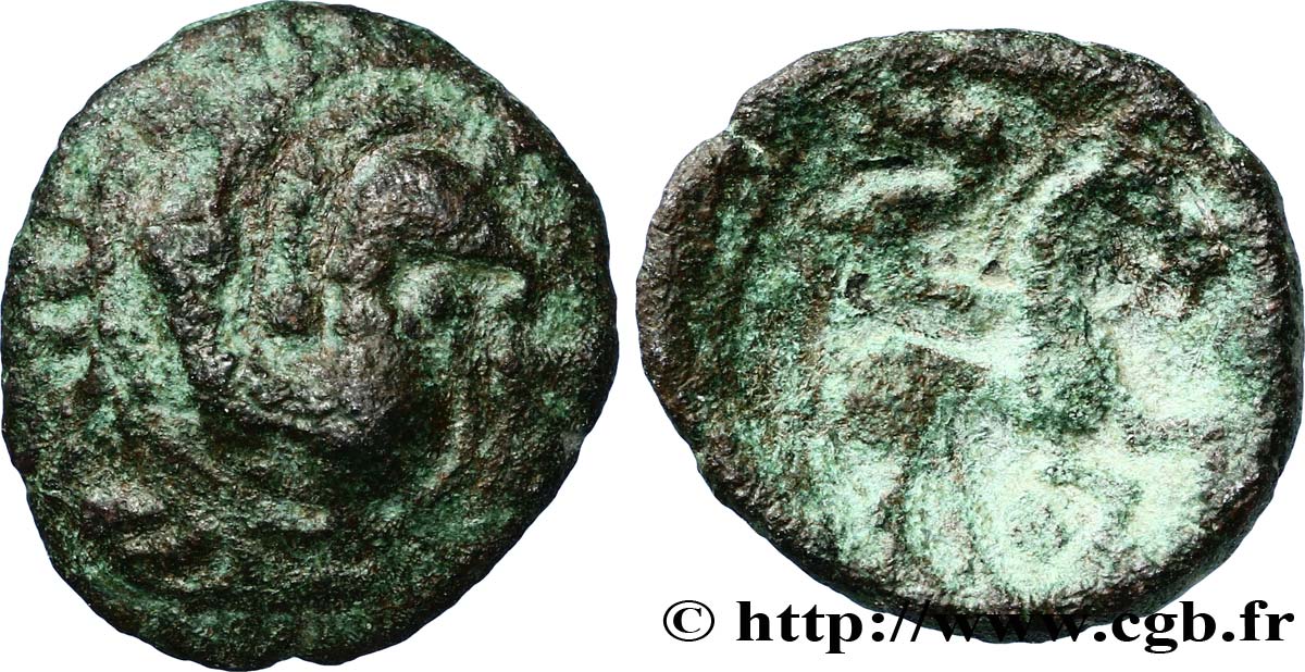 GALLIEN - BELGICA - AMBIANI (Region die Amiens) Bronze au monstre marin S