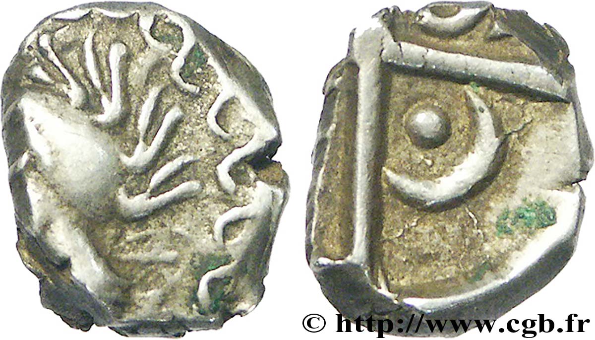 TOLOSATES (région de Vieille-Toulouse) Drachme “à la tête négroïde”, S. 79 TTB