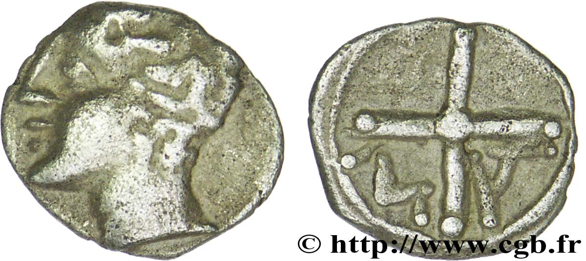 MASALIA - MARSEILLES Obole MA, tête à gauche BC+/MBC