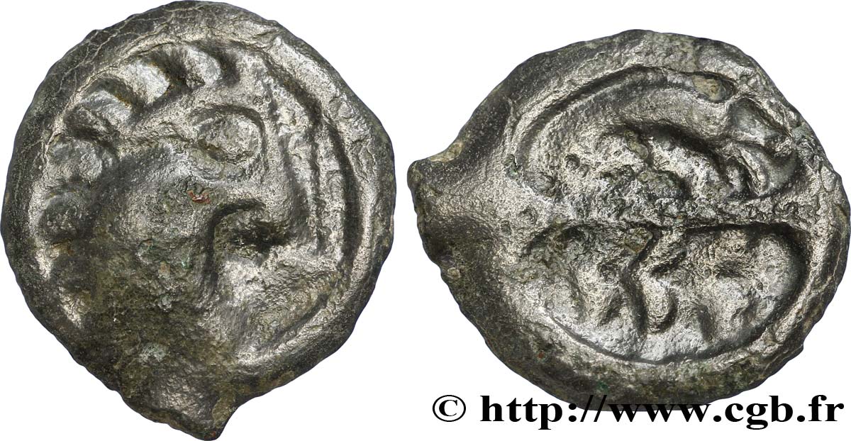 BELLOVAQUES (Région de Beauvais) Potin “à la cigarette” TB+