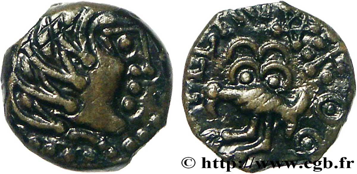 SÉNONS (région de Sens) Bronze YLLYCCI à l’oiseau, classe Vc TTB+
