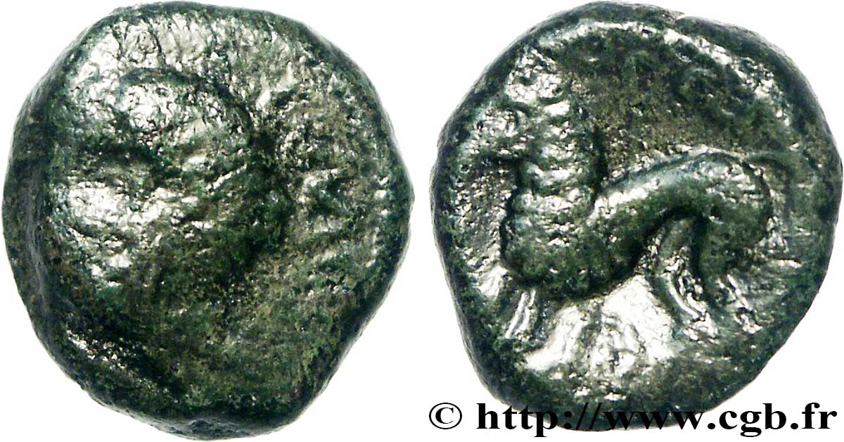 GALLIA BELGICA - REMI (Regione di Reims) Bronze ATISIOS REMOS, classe I q.MB/q.BB