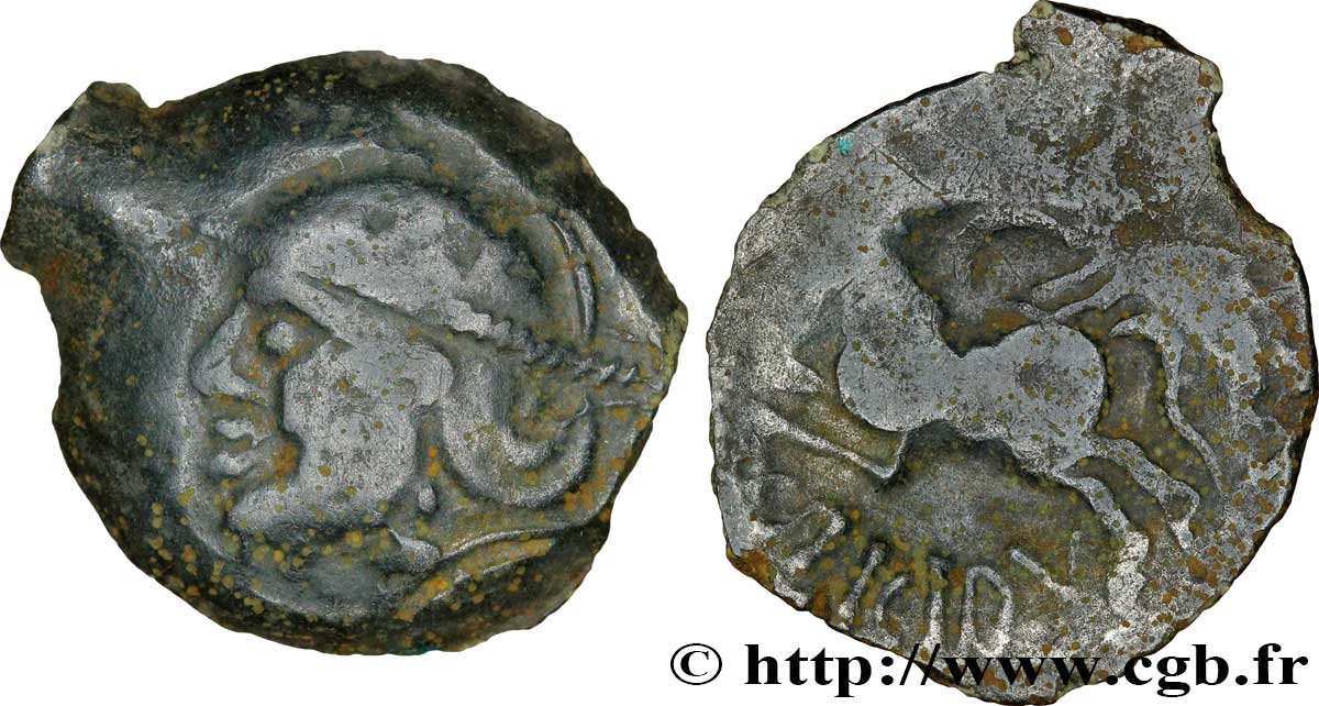 GALLIA BELGICA - SUESSIONES (Región de Soissons) Bronze CRICIRV MBC/BC