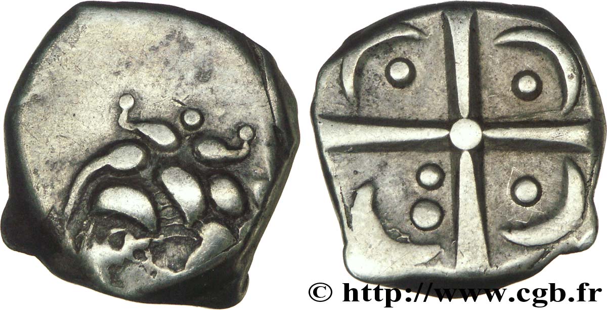 GALLIA - SUDOESTE DE LA GALLIA - LONGOSTALETES (Región de Narbonna) Drachme “au style languedocien”, S. 279 BC/MBC