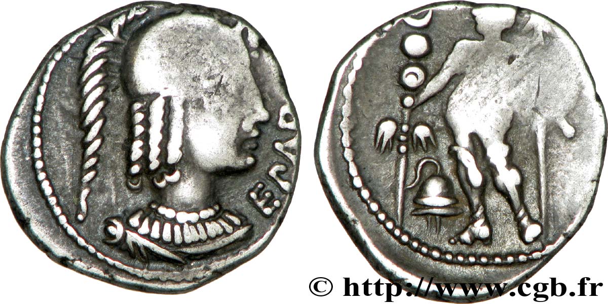 ARVERNES (Région de Clermont-Ferrand) Denier EPAD, au guerrier TTB