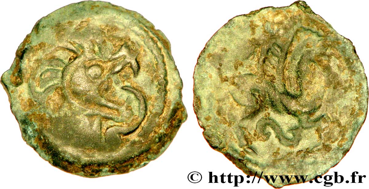 BITURIGES CUBI, INCIERTAS Bronze au loup et au pégase, à l’S MBC/BC+