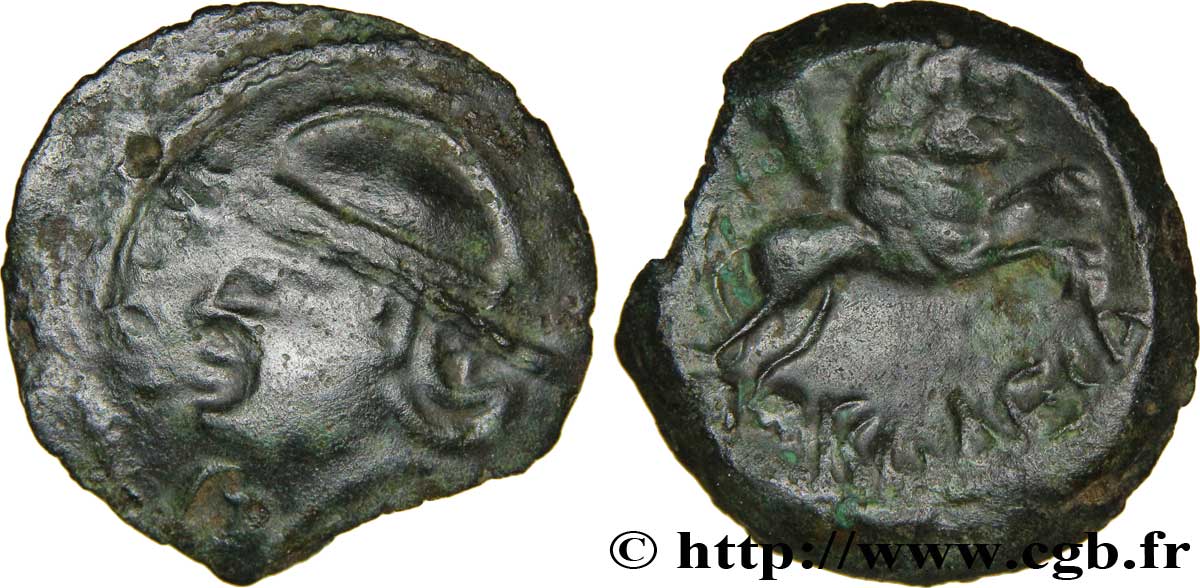 GALLIA BELGICA - MELDI (Regione di Meaux) Bronze ROVECA, classe IV q.BB/BB