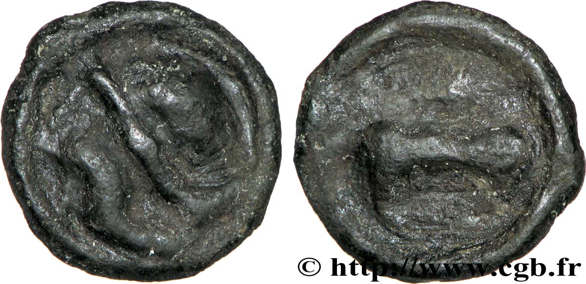 BITURIGES CUBI, UNSPECIFIED Potin au cheval XF/VF