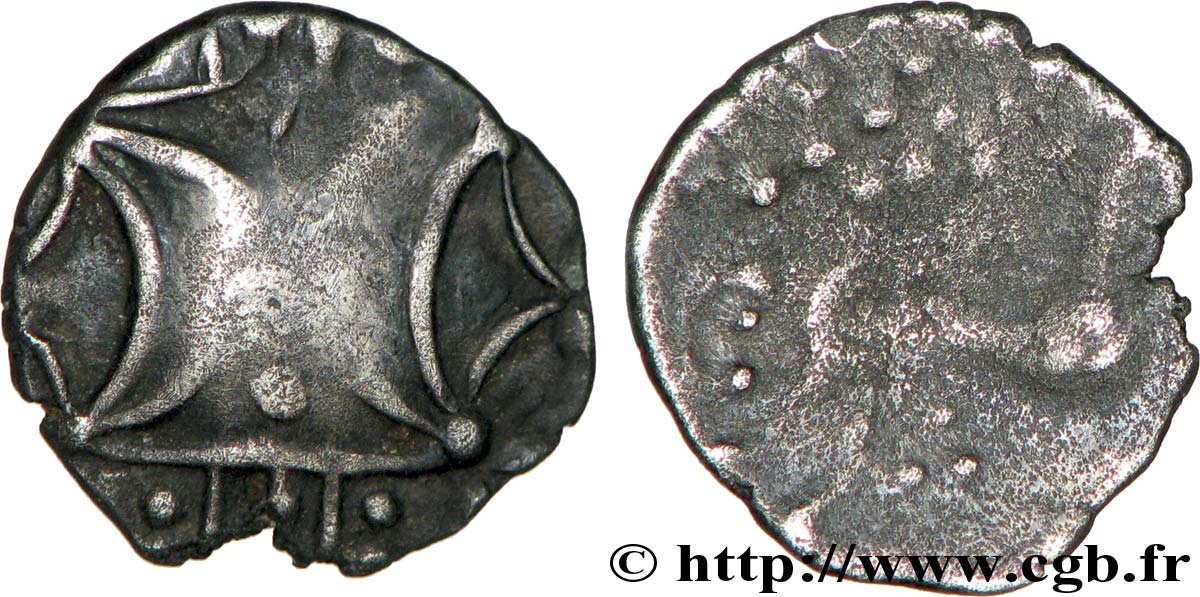 ICENI - ICÉNIENS Unité ou denier en argent “East-Anglian type” TTB/TB+