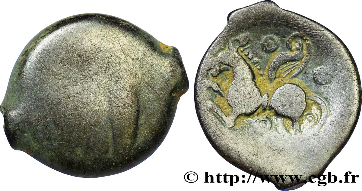 GALLIA BELGICA - SUESSIONES (Región de Soissons) Bronze CRICIRV RC/BC