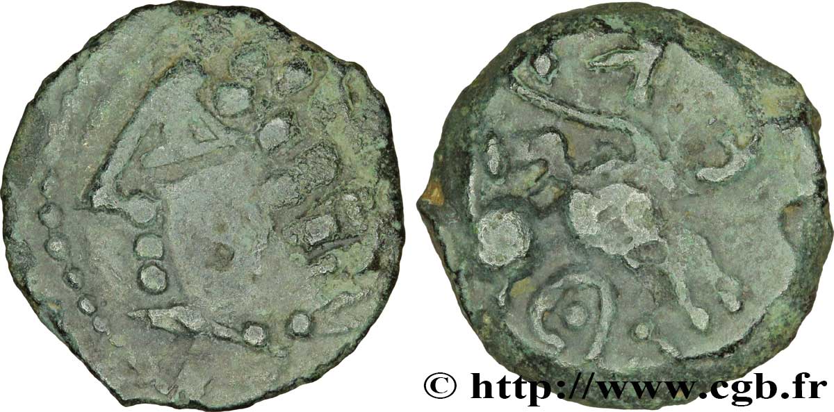 GALLIA BELGICA LINGONES (Regione di Langres) Bronze EKPITO MB