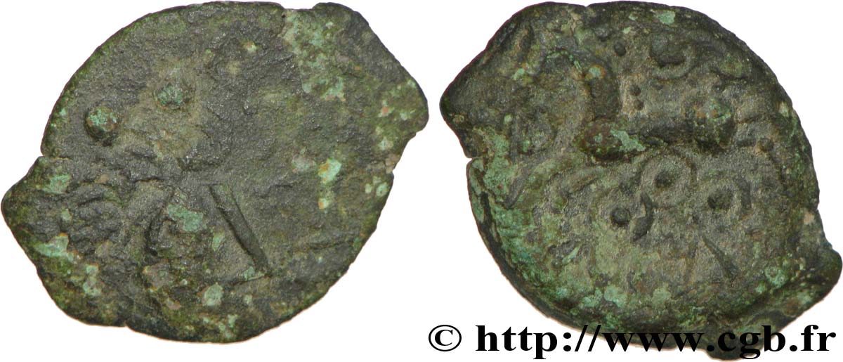 GALLIEN - BELGICA - REMI (Region die Reims) Bronze au cheval et aux annelets S