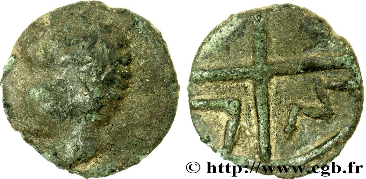 MASALIA - MARSEILLES Obole AM, tête à gauche, en bronze BC/BC+