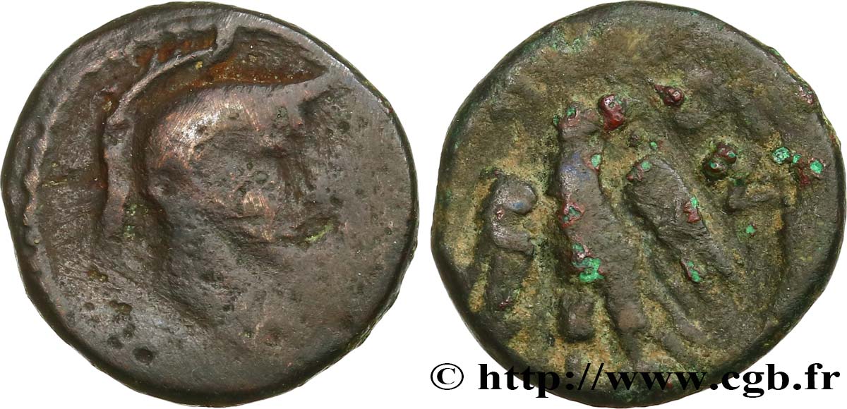 MASALIA - MARSEILLES Petit bronze à l’aigle, grand flan BC/BC+