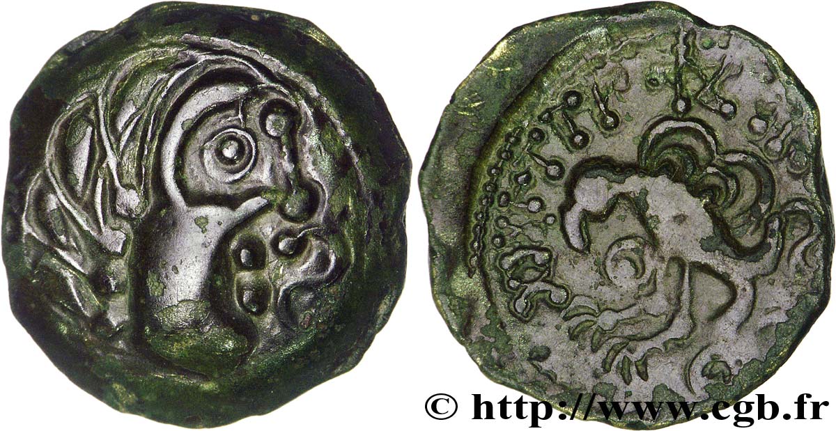 SÉNONS (région de Sens) Bronze YLLYCCI à l’oiseau, classe VIb SUP/TTB+